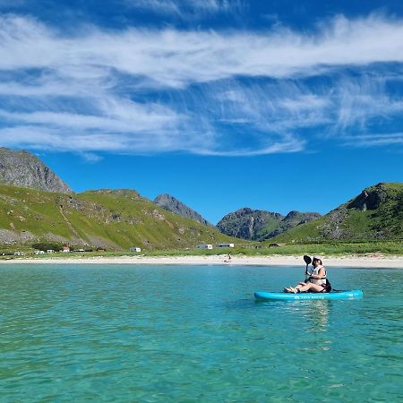 Feriehus Med Flott Havutsikt Ved Hauklandstranden 레크네스 외부 사진