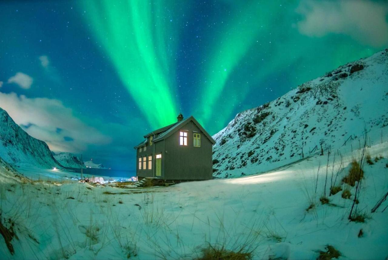 Feriehus Med Flott Havutsikt Ved Hauklandstranden 레크네스 외부 사진